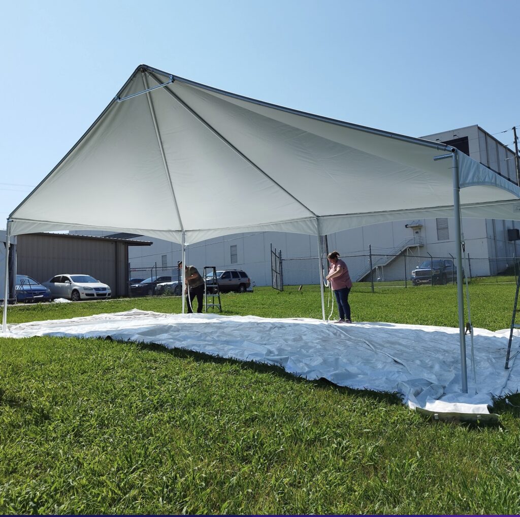 20x10 Stage Canopy - Keder track – Central Tent