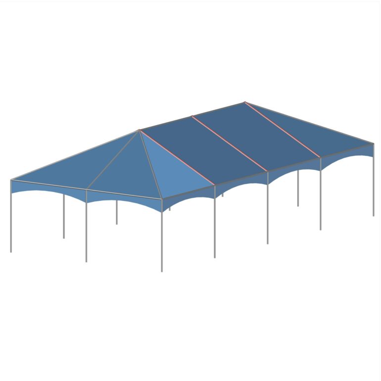 20x40 3D Quick Track Keder Tent