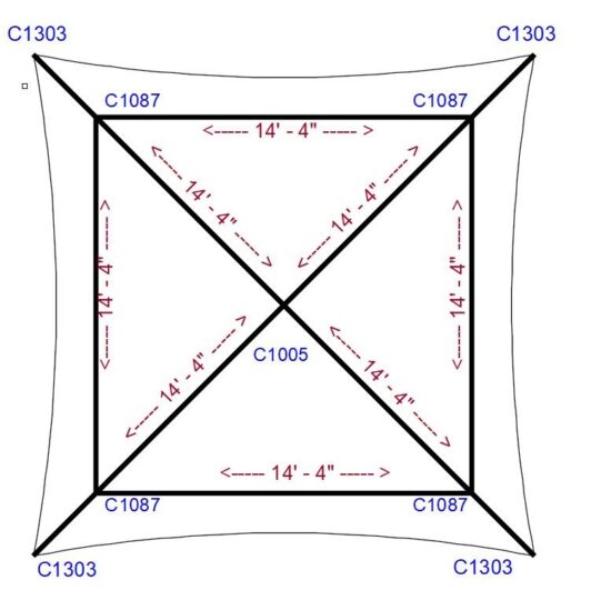 Aspire 15x15-20x20 Tent